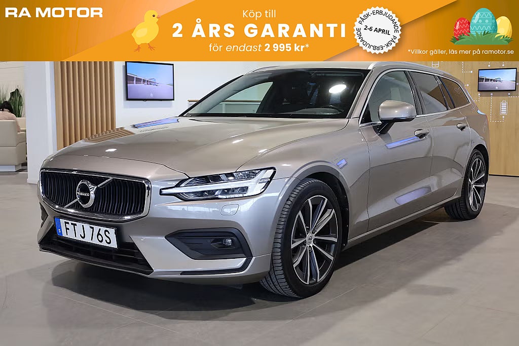 Volvo V60 D4 190hk Momentum AWD Aut H/K Navi Kamera Leasbar 2021
