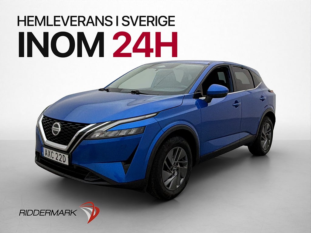 Nissan Qashqai 1.3 Acenta Kamera Rattvärme CarPlay Adaptv-F