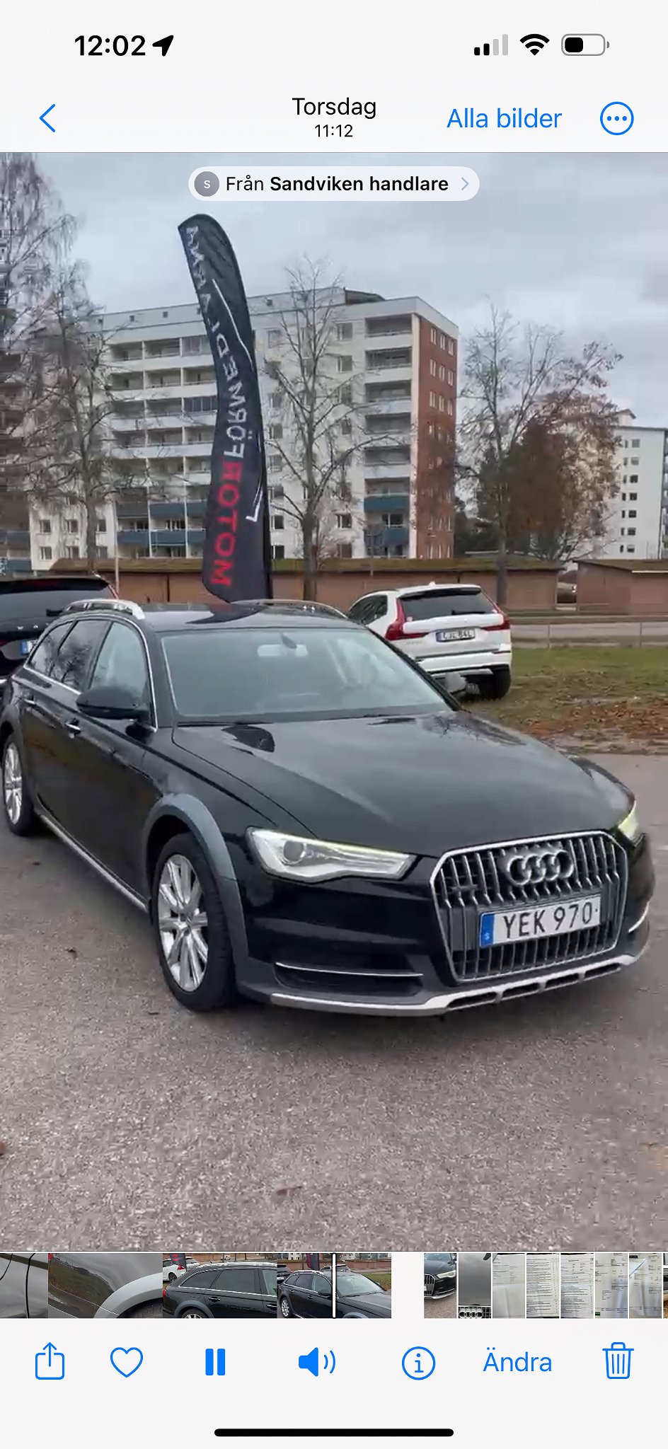 Audi A6 Allroad 3.0Tdi V6 Quattro Luft/Värm/Läder byte/Avbet 