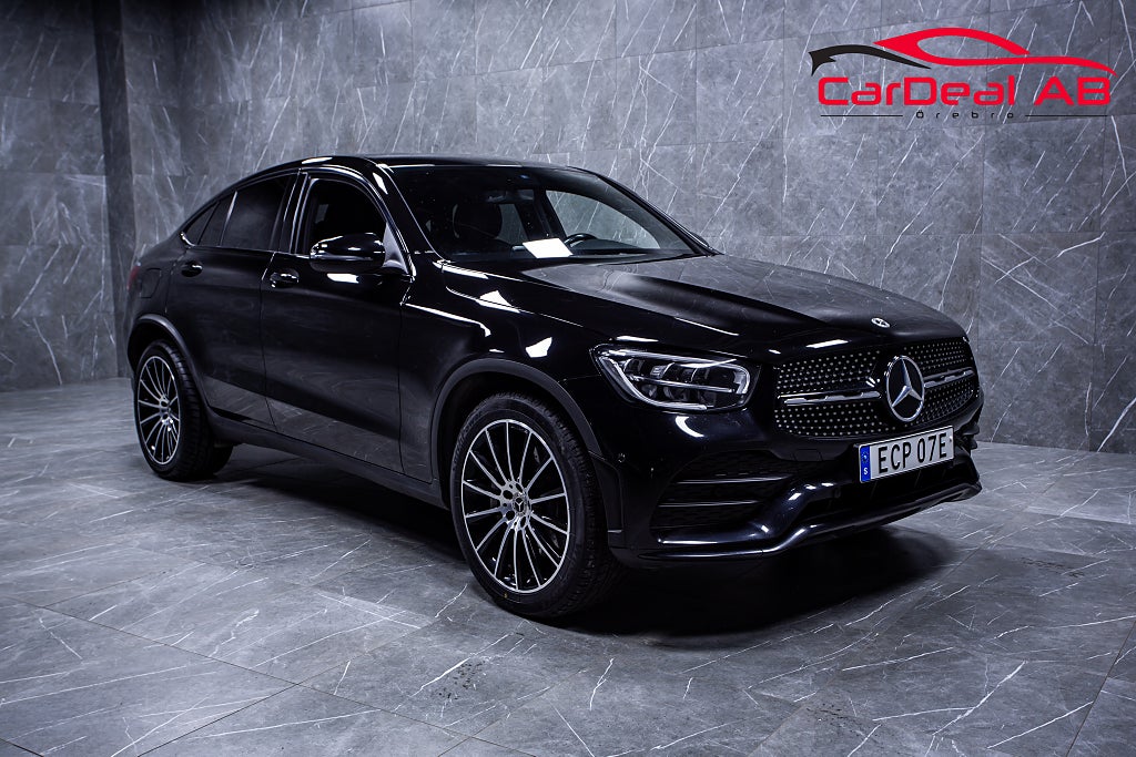 Mercedes-Benz GLC 220 d Coupé 4M 9G-Tronic AMG Line Skinn Kamera Drag