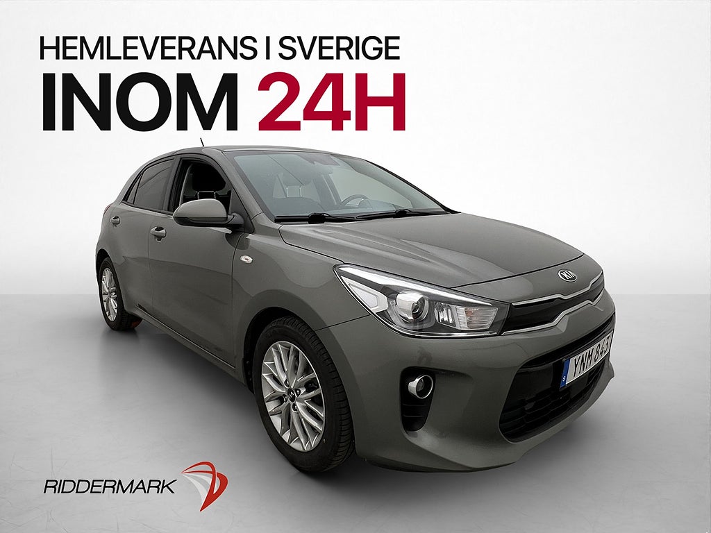 Kia Rio 1.2 CCVT 84hk B-Kamera Carplay Farthållare