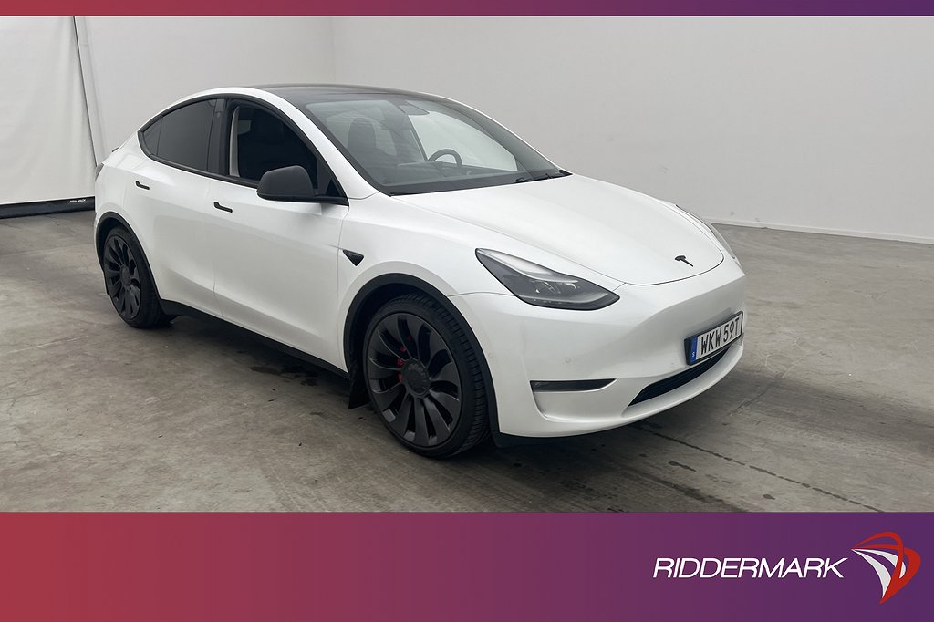 Tesla Model Y Performance AWD Svensksåld AP MOMS