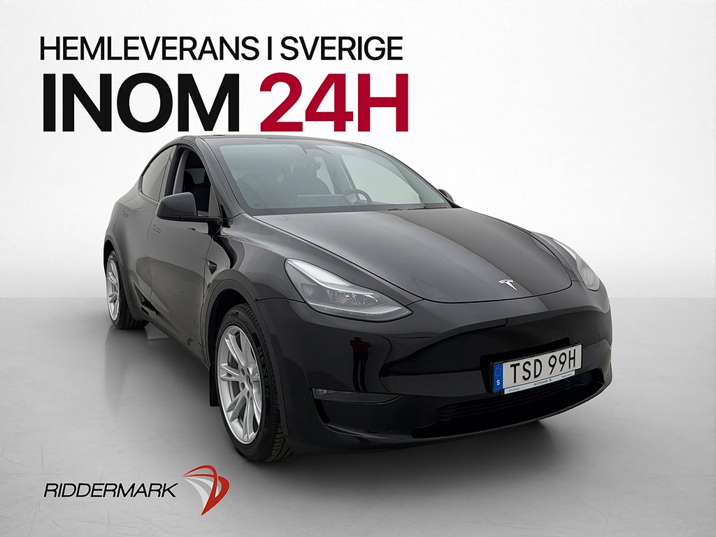 Tesla Model Y Long Range AWD Svensksåld Dragkrok Värmepump