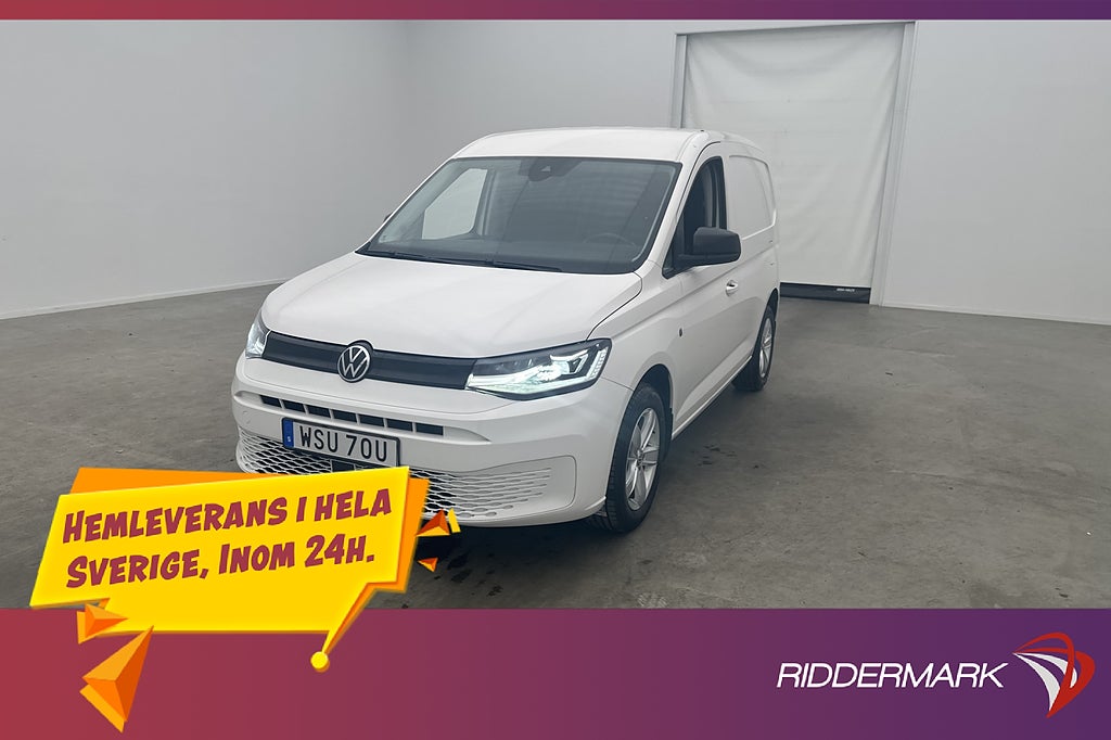 Volkswagen Caddy Cargo 4M Värmare LED CARPLAY B-Kamera Moms