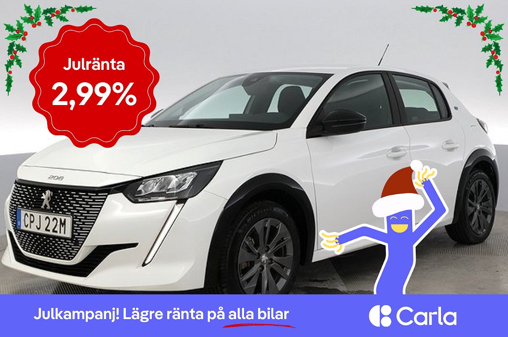 Peugeot E-208 Active Pack PDC LED Farthållare V-Hjul 2,99%