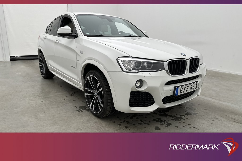 BMW X4 xDrive20d 190hk M Sport H/K Kamera Skinn Drag