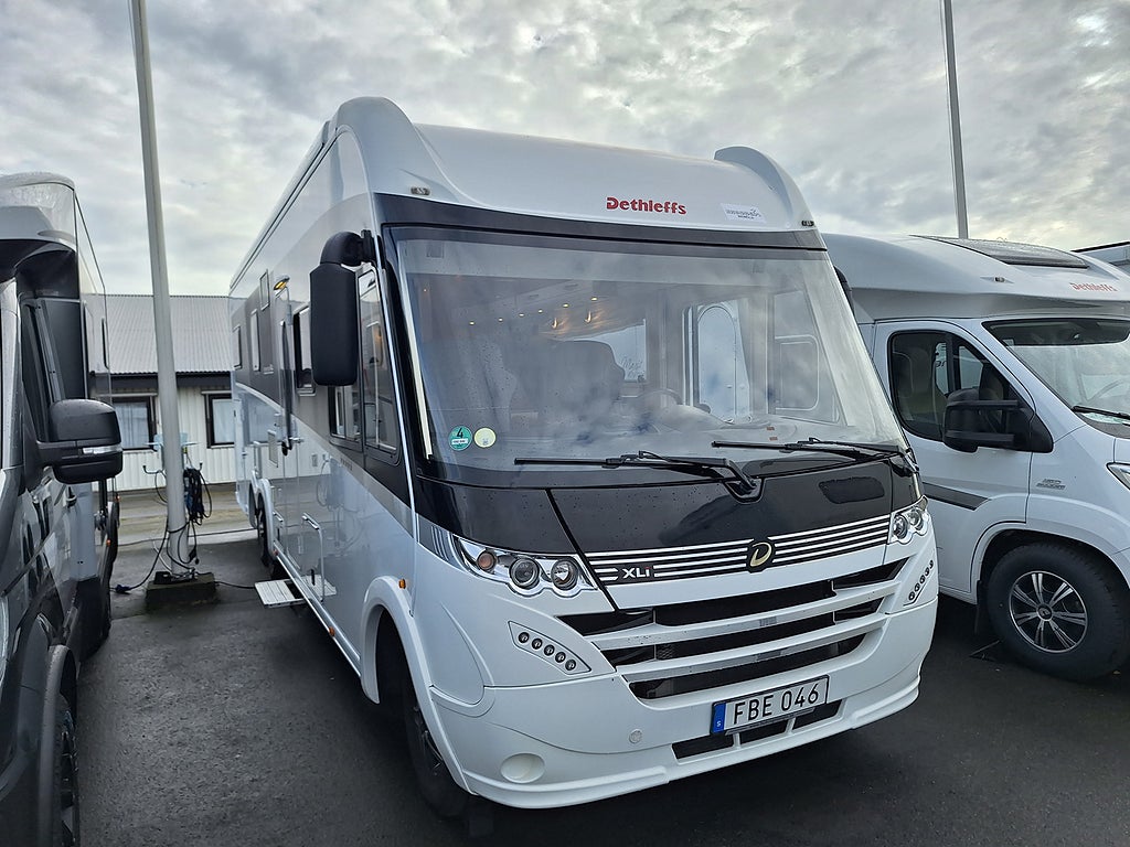 Dethleffs Premium XLi 7850-2 EB Långbädd, Automat,Solcell,AC