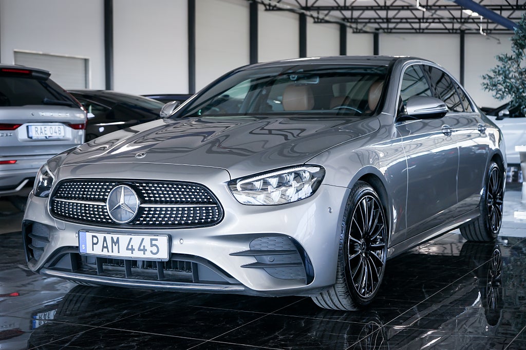 Mercedes-Benz E 220 d 9G-Tronic AMG burmester Drag Kamera Skinn Blis 