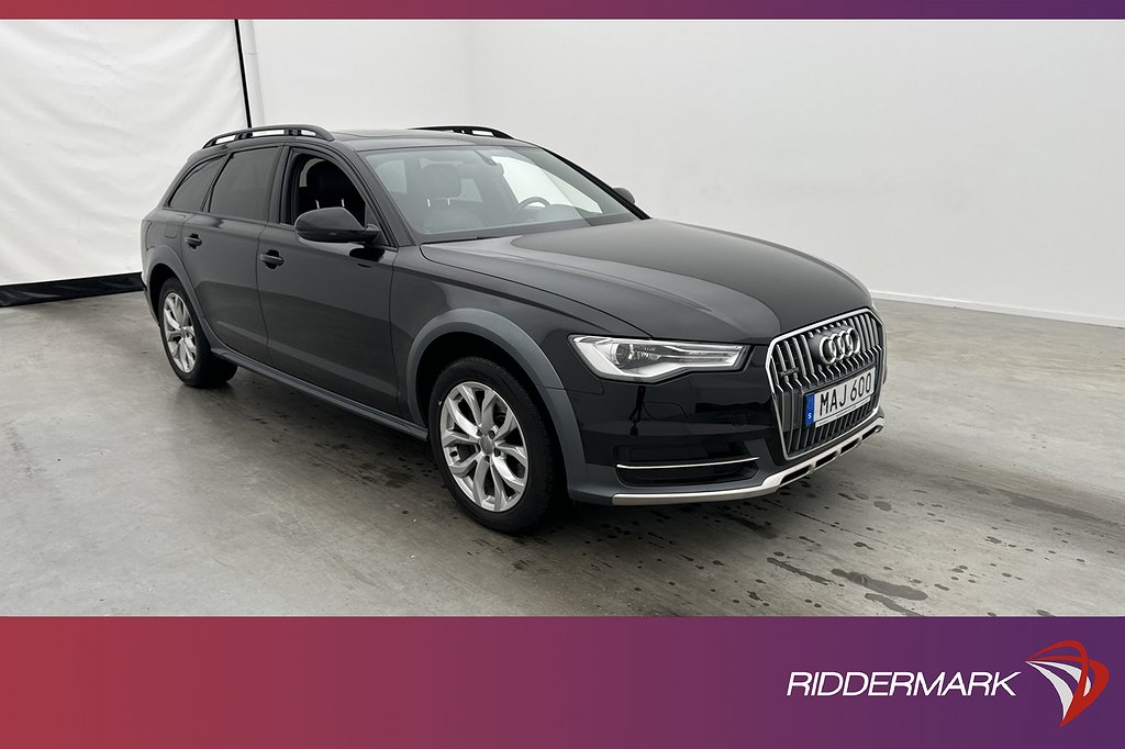 Audi A6 Allroad Quattro V6 218hk Pano Skinn Elstolar Drag