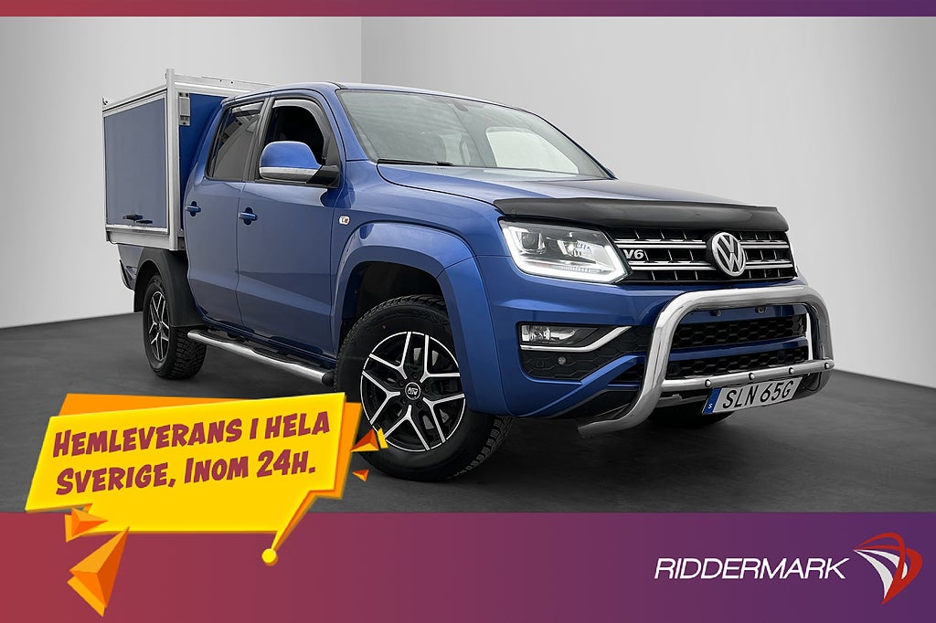 Volkswagen Amarok Aventura 258hk 4M Värm Drag Påbyggnad Moms
