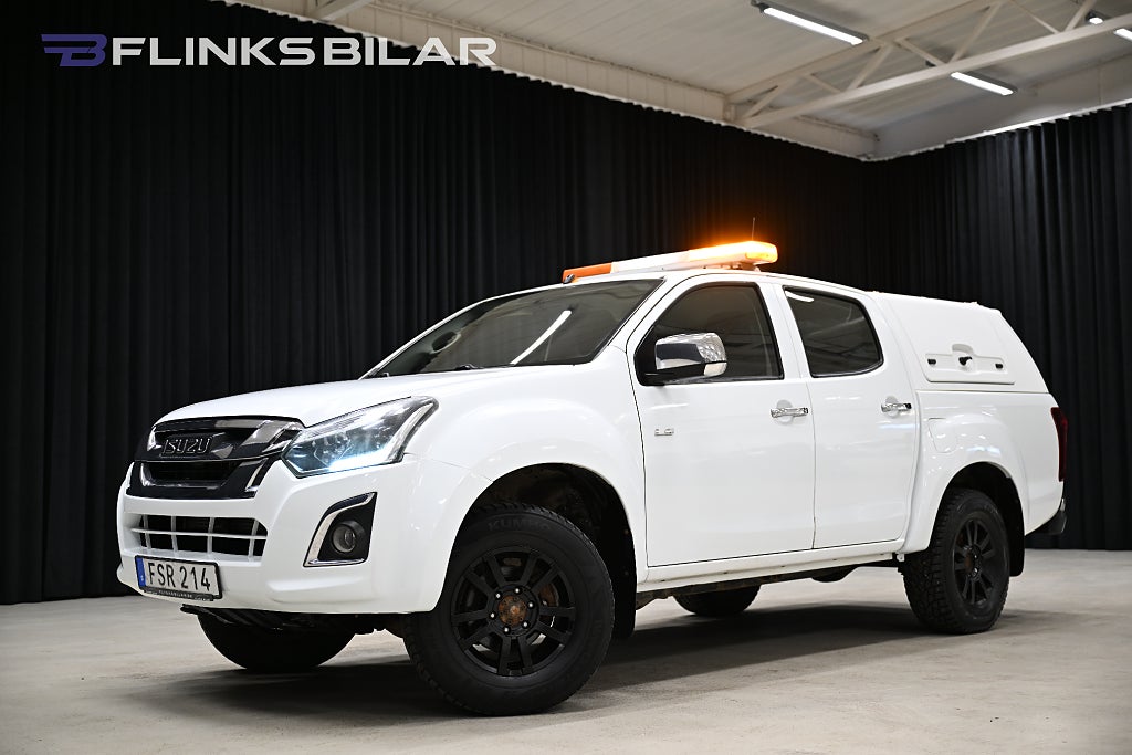 Isuzu D-Max 163HK Automat|Dubbelhytt|Kåpa|Drag|Värmare|Backkamera