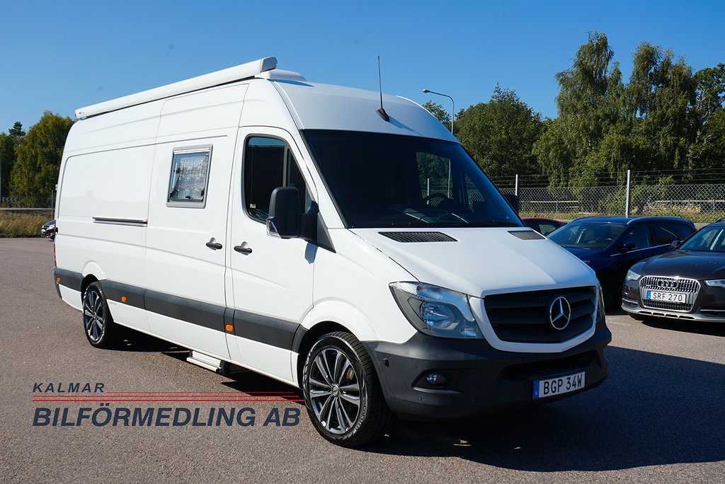 Mercedes-Benz Sprinter Racebuss AC Solcell Dragkrok 163hk