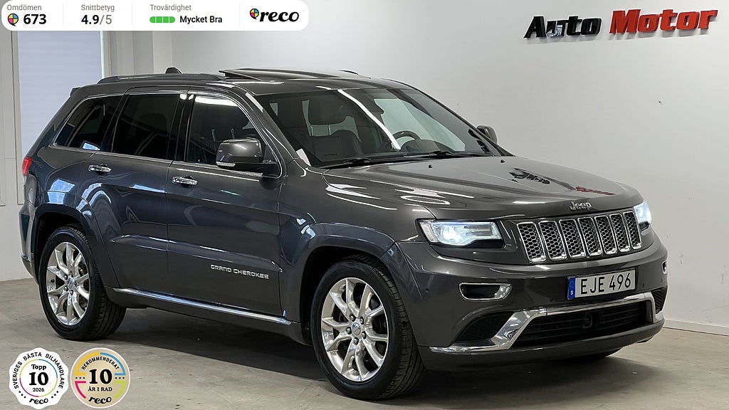 Jeep Grand Cherokee 3.0 V6 CRD Summit 4WD 250hk Webasto/Drag/Panorama