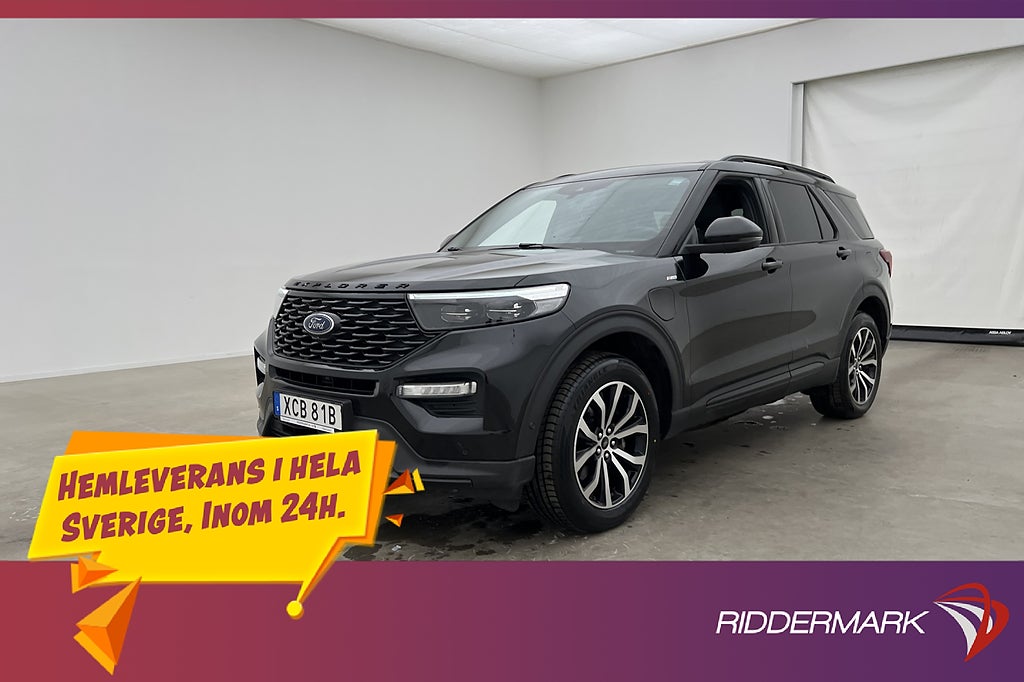 Ford Explorer Plug-in AWD ST-Line 7-Sits Pano B&O 360° MOMS
