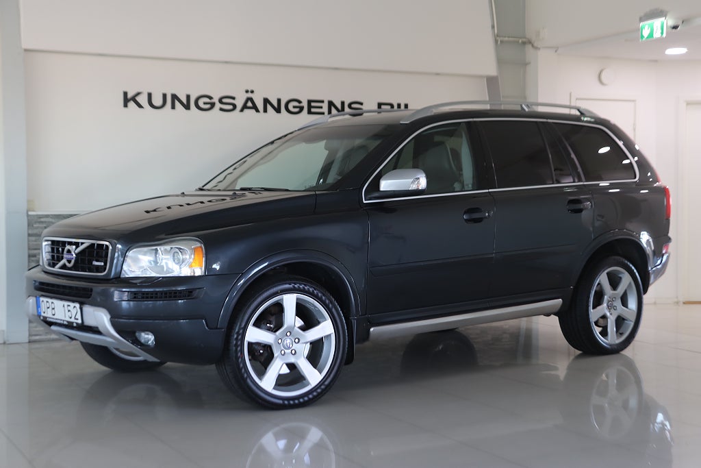 Volvo XC90 D5 AWD R-Design 7-sits Drag Nyservad Kamrembytt Vhjul