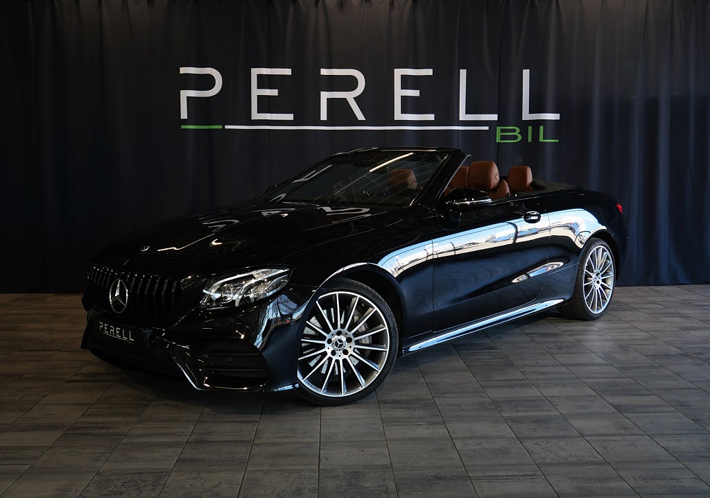 Mercedes-Benz E 450 4M Cabriolet 367hk AMG Line *Fin spec*