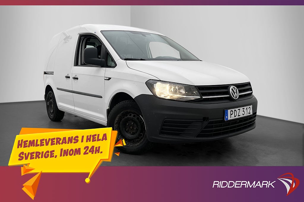 Volkswagen Caddy 2.0TDI Värmare Dragkrok Farthållare 1-Ägare