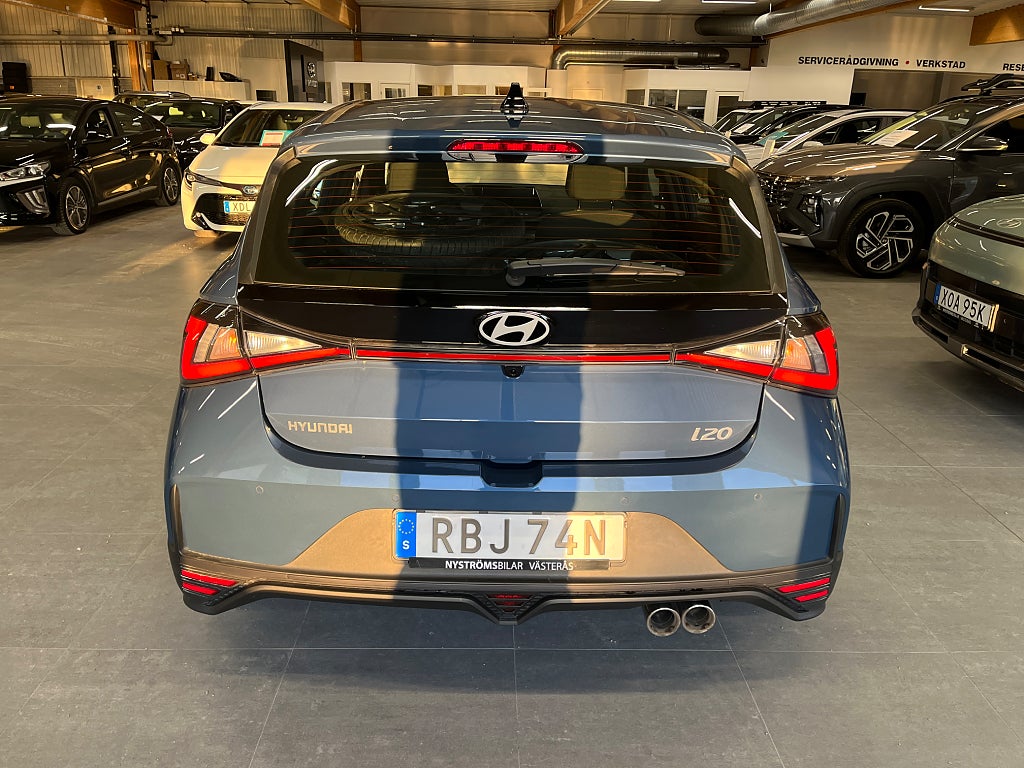 Hyundai i20 *RESERVERAD* 1.0T 100hk DCT AUT N-Line / S+V-hjul/Kam thumbnail