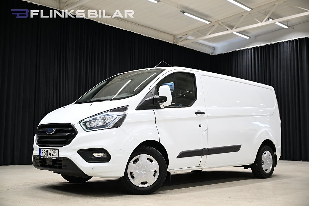 Ford Transit Custom Custom 130HK L2 Automat|Drag|Värmare|NyKamrem|EnÄ