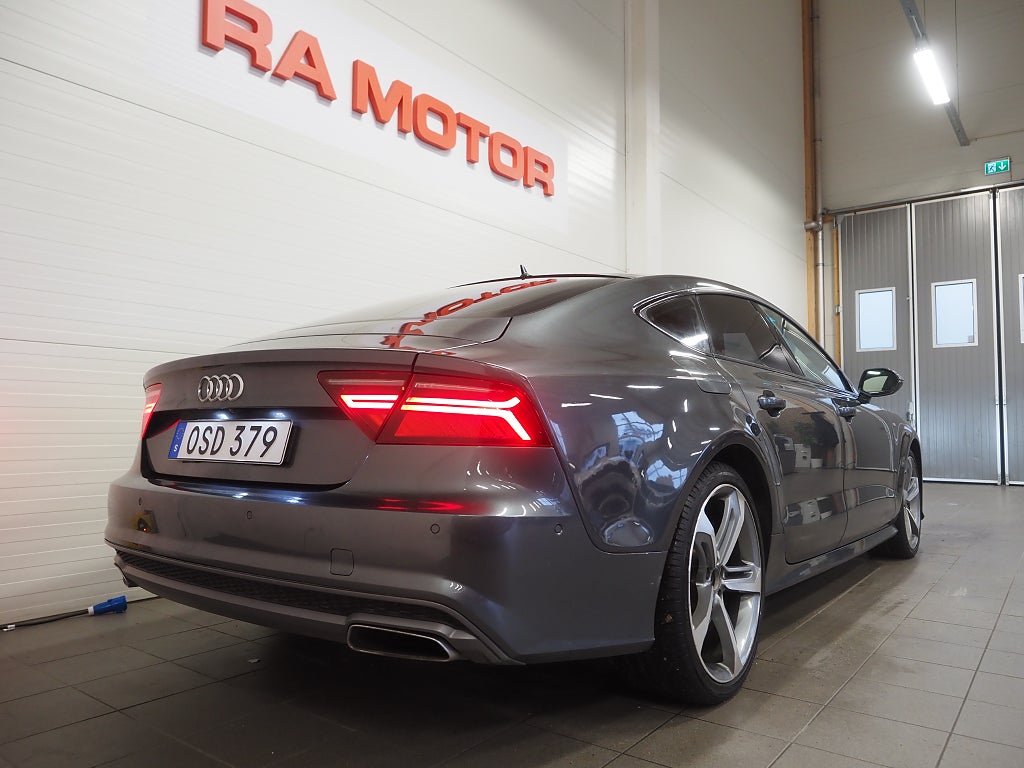 Audi A7 3.0 TDI V6 272hk Q S-Line |D-värm|Navi|Kamera| 2015