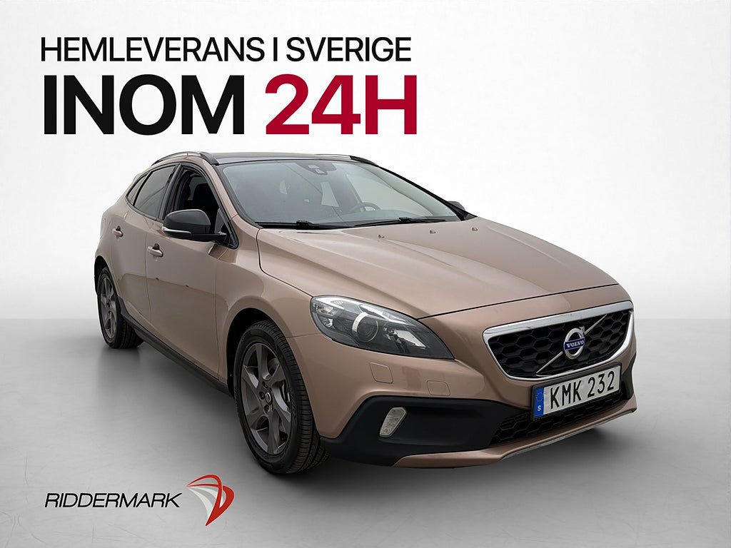 Volvo V40 Cross Country D4 Summum Pano Kamera Värmare Skinn