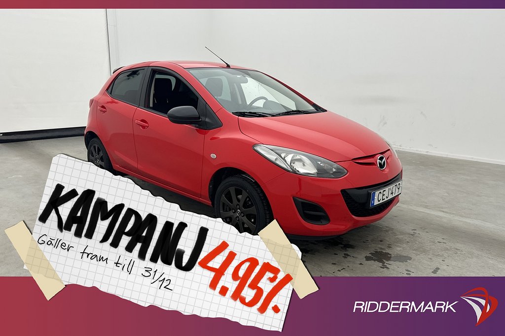 Mazda 2 5-dörrar 1.3 MZR 84hk Advance Låg-Ska 4,95% Ränta