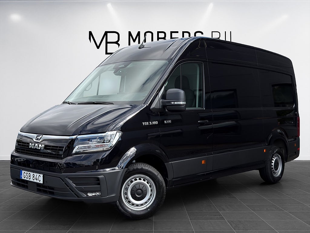 MAN TGE 3.180 4X4 L3H3 Skåp 11,3 m³ 177hk *omgående leverans*