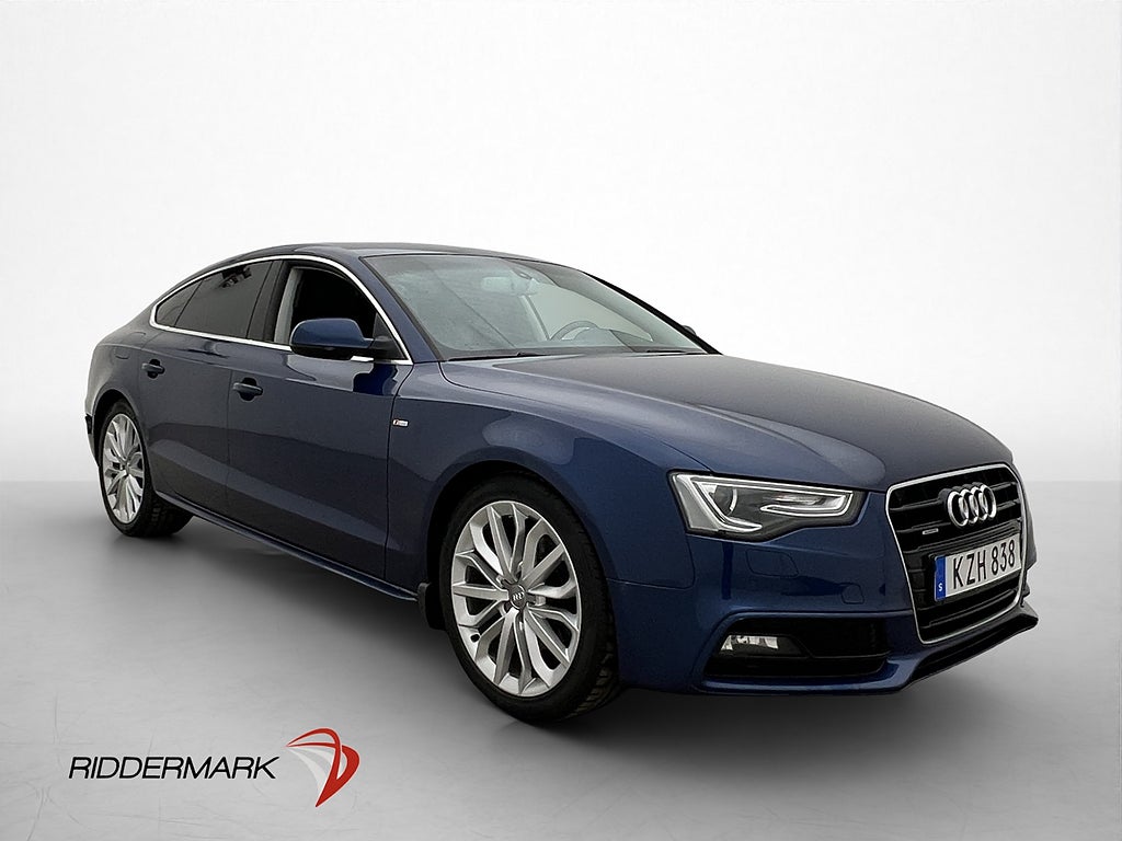 Audi A5 TDI 190hk Q S-Line Värmare Drag Sensorer