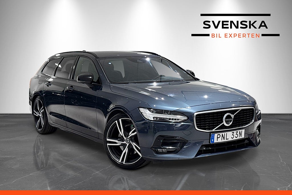 Volvo V90 T5 250hk R-Design/360°kamera/Teknik/Drag/BLiS