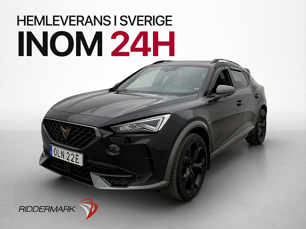 Cupra Formentor VZ e-Hyrbid 245hk Cockpit Kamera Dragkrok