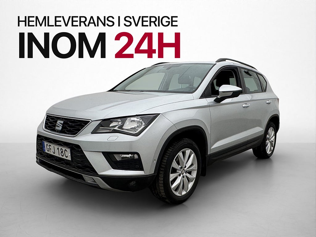 Seat Ateca TSI 115hk Style Cockpit Kamera Navi CarPlay Drag