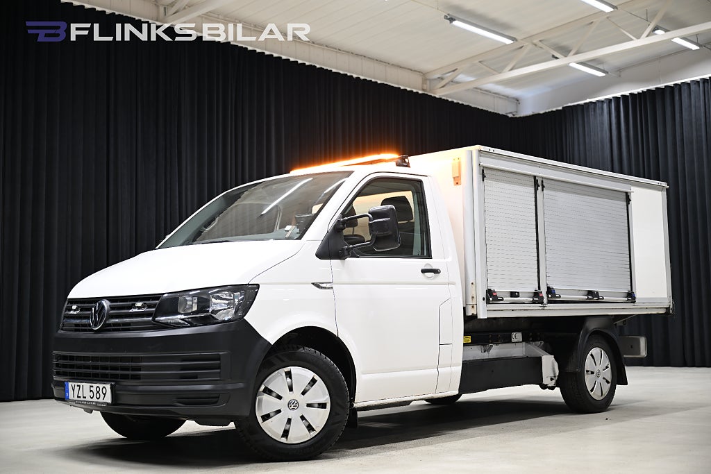 Volkswagen Transporter DSG 150HK Tippflak|Kåpa|EnÄgare|Moms