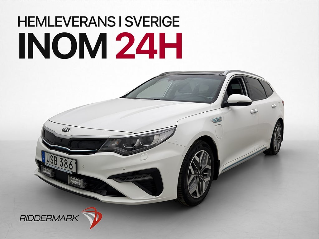 Kia Optima SW Plug-In 205hk Advance Plus Pano H/K 360° Läder