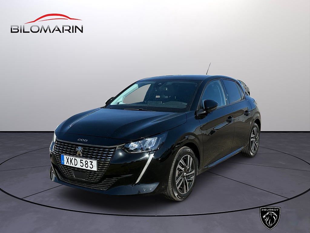 Peugeot 208 ALLURE PACK PT 100 AUT/KAMERA/CARPLAY/LACKBEHANDLAD/SoV