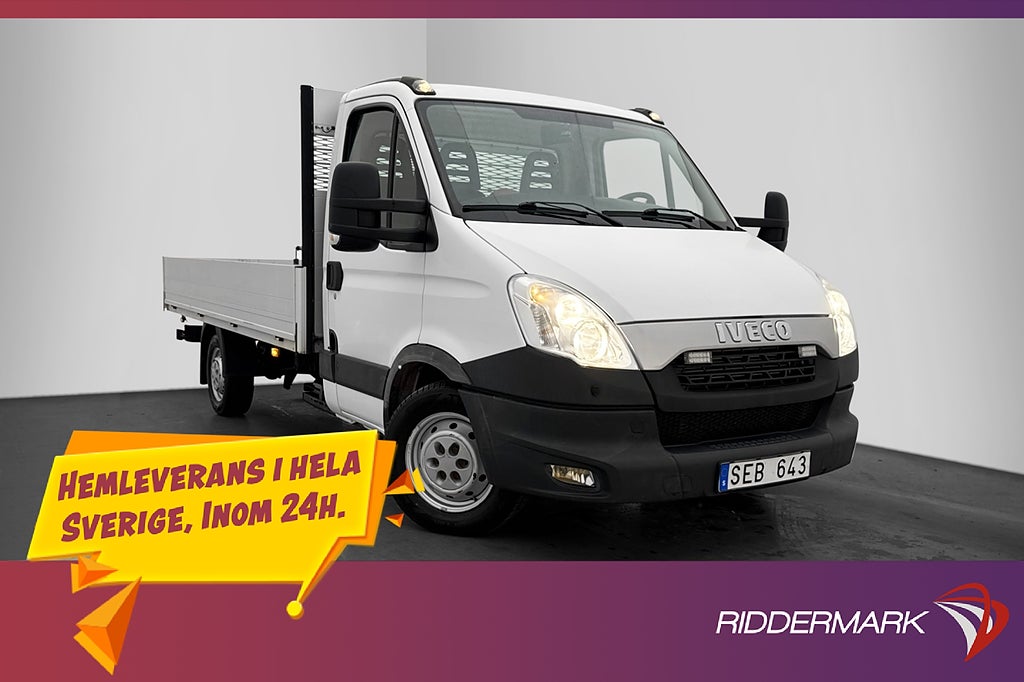 Iveco Daily 3.0HPI FLAKBIL M-Värmare B-Kamera MOMS Låga-mil