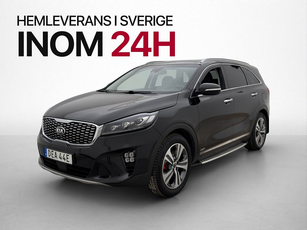 Kia Sorento 2.2 200hk AWD GT-Line 7Sits Pano H/K Kamera Drag