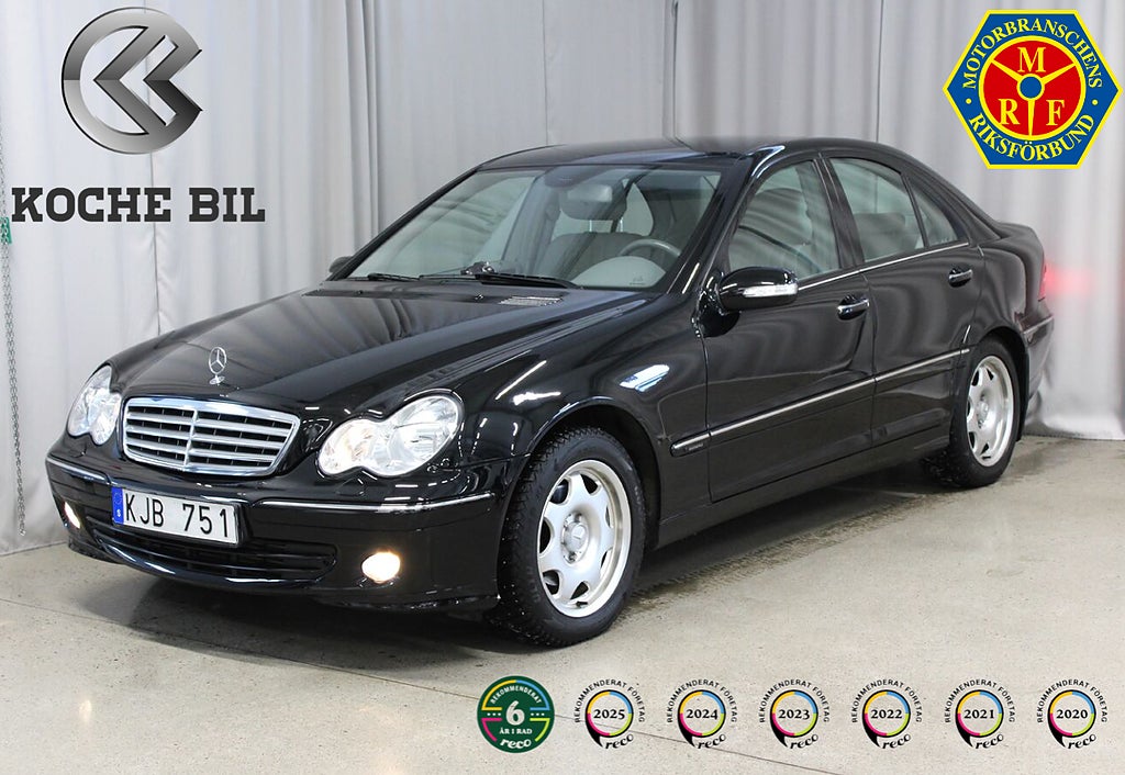 Mercedes-Benz C 180 Kompressor Elegance, Drag, 1 Ägare, S&V-hjul, 3,99%