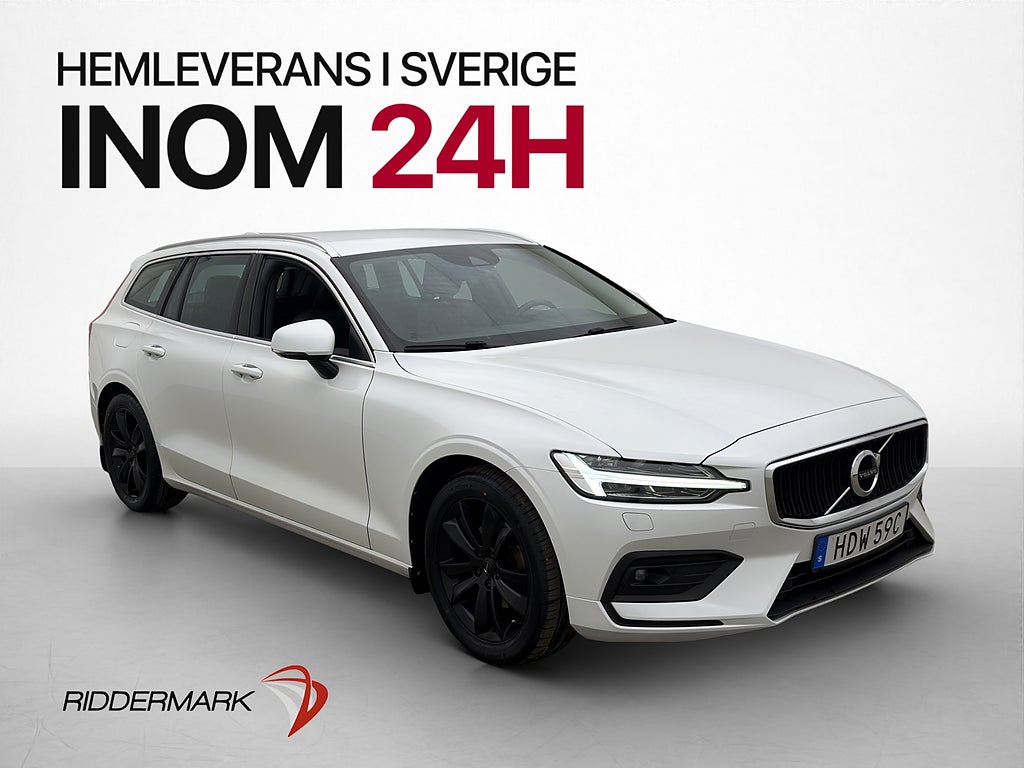 Volvo V60 D4 Advanced VOC Värmare Kamera Skinnklädsel Drag
