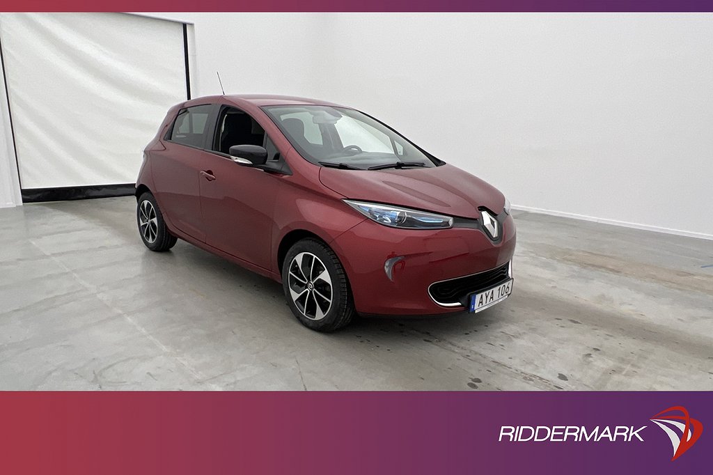 Renault Zoe R90 41 kWh 92hk Intens Batterihyra Navi Kamera