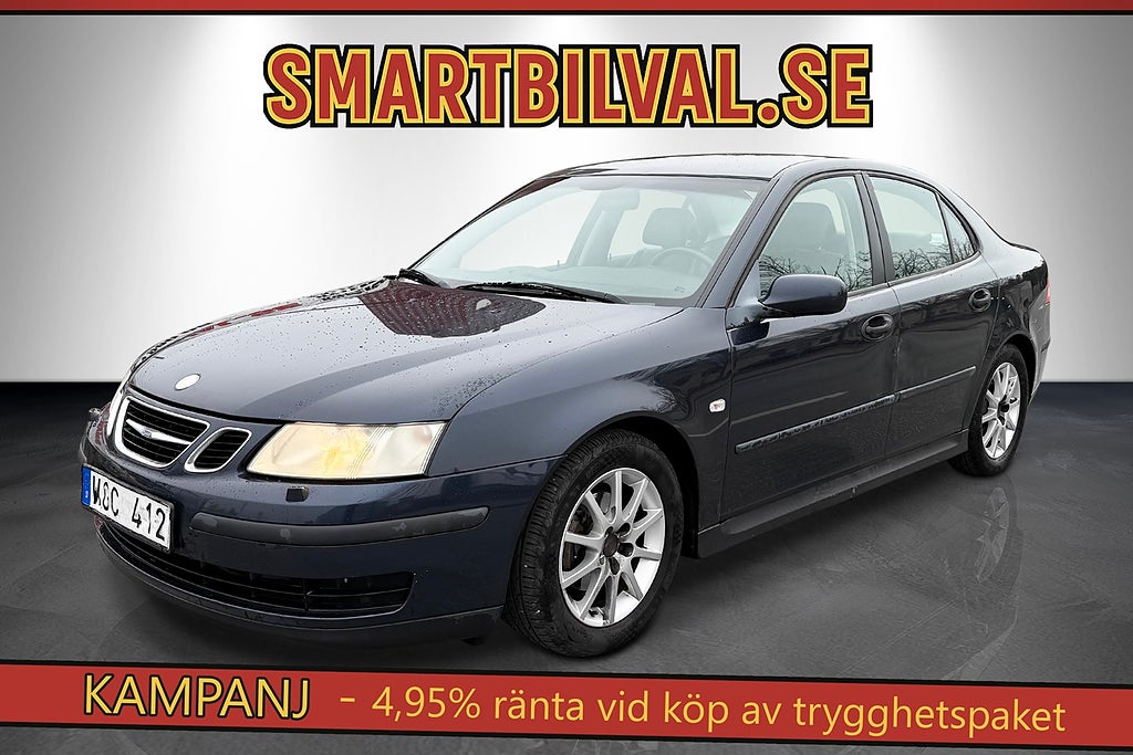 Saab 9-3 SportSedan 2.0 T Skinn Elstol Avbet 380kr 12000 Mil !