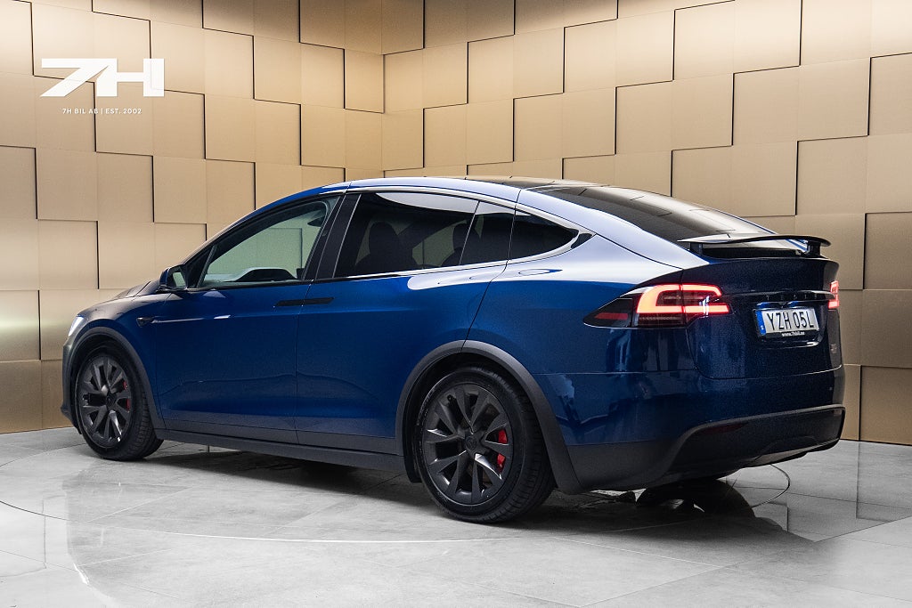 Tesla Model X Plaid / Uppdaterad Autopilot / 6-sits / Drag