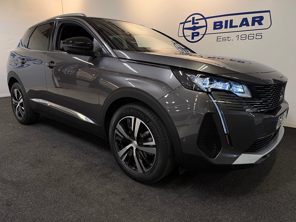 Peugeot 3008 1.2 PureTech 130hk GT | Vhjul | Adaptiv fart | Nyservad