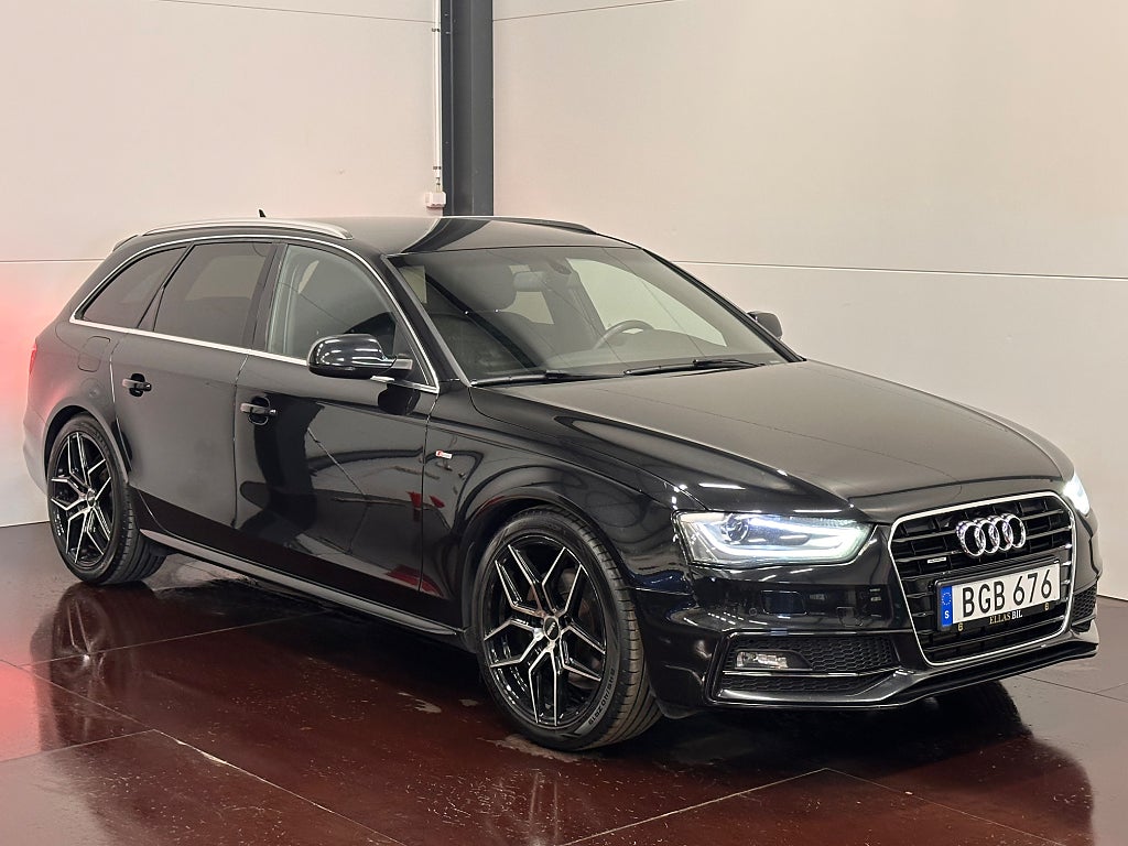Audi A4 AVANT 2.0 TDI 177HK QUATTRO S-LINE VÄRMARE P-SENS NYSER