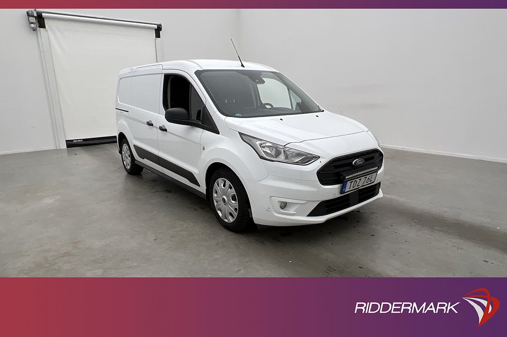 Ford Transit Connect LWB Värmare Drag CARPLAY V-inredd Moms