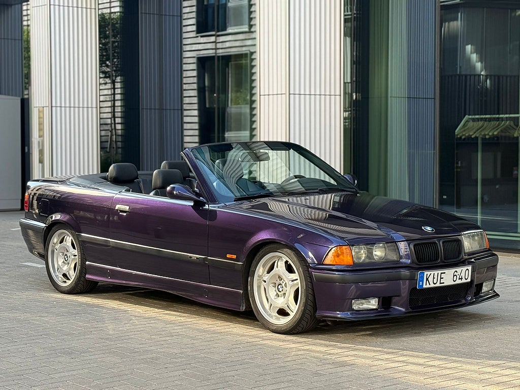 BMW M3 E36 3.2  321hk Manuell (Techno-violett) * S Å L D *