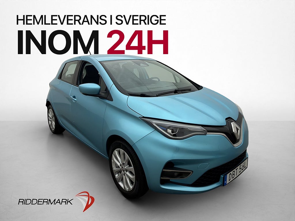Renault Zoe R110 52 kWh Navi Friköpt Batteri P-sensor