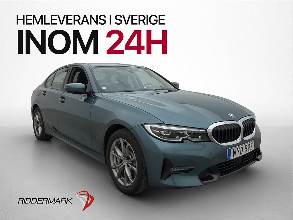 BMW 330e Sport line Cockpit Kamera Navi Halvskinn CarPlay