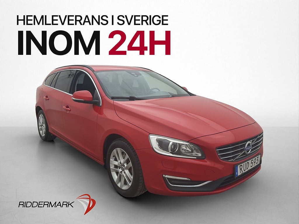Volvo V60 D4 190hk AWD Momentum Värmare Dragkrok