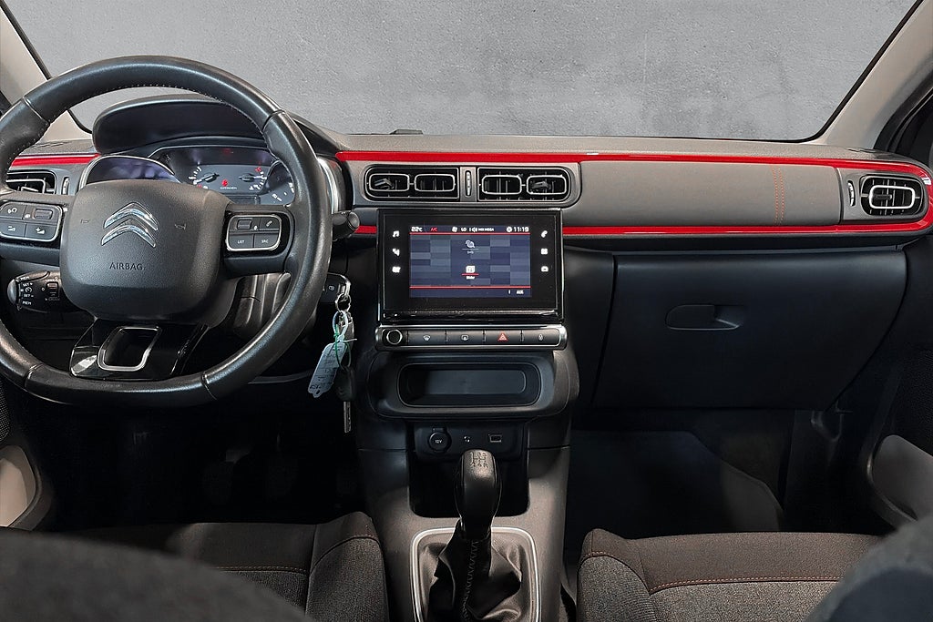 Citroën C3 1.2 PureTech 82, 2-ägare Levereras Nybesiktigad