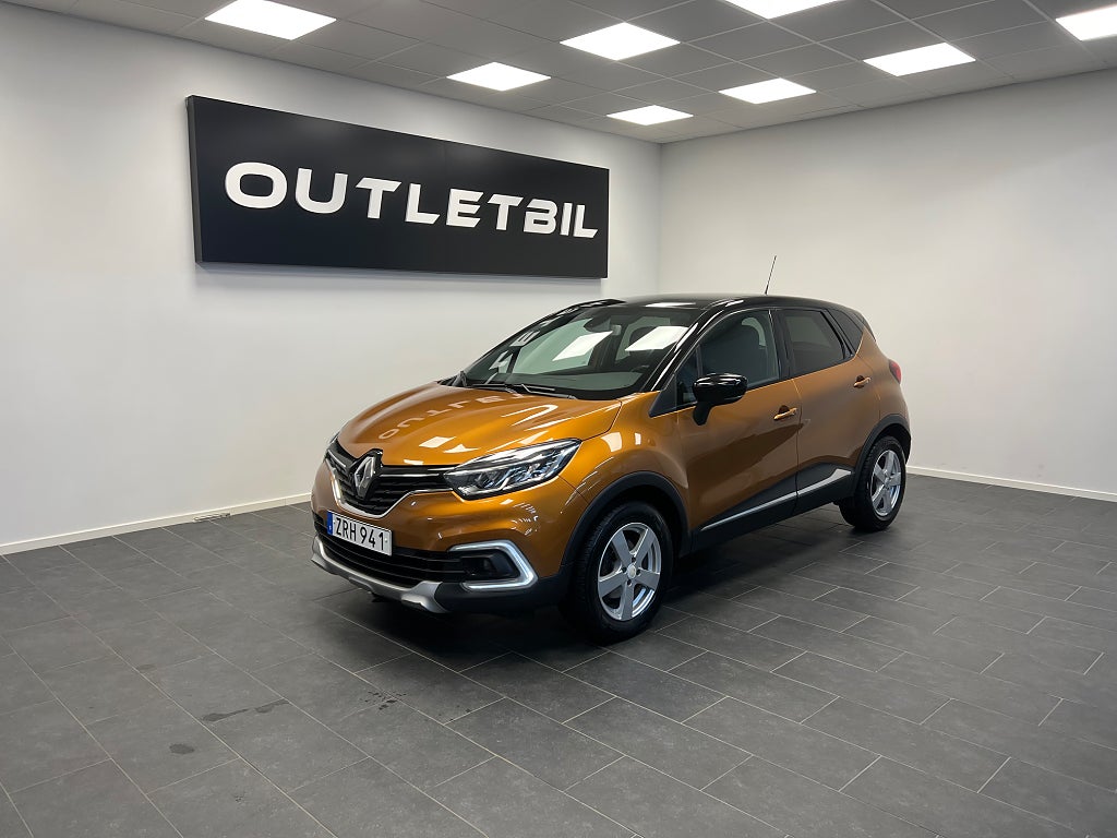 Renault Captur 1.2 TCe EDC Backkamera Dragkrok LED GPS 